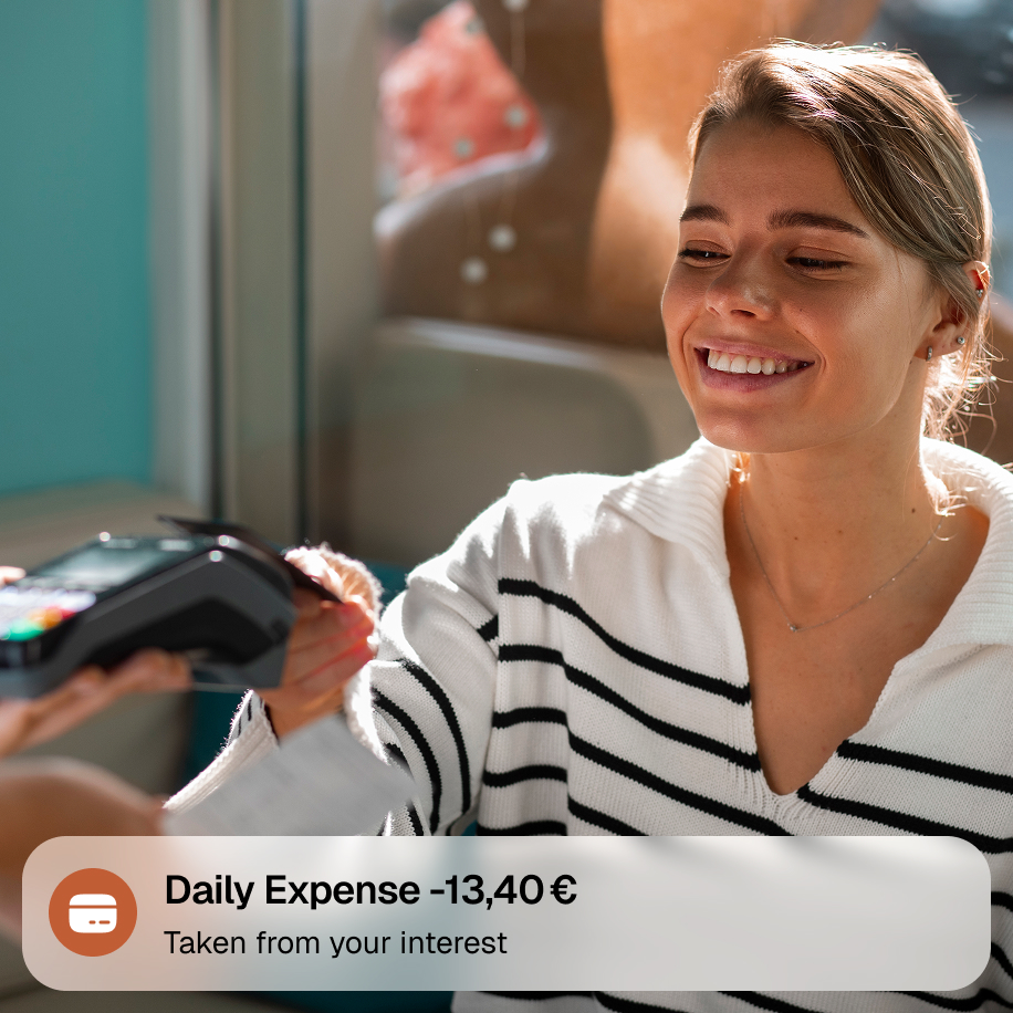 Crypto debit card and IBAN account to pay in euros or cryptocurrencies using your investment gains